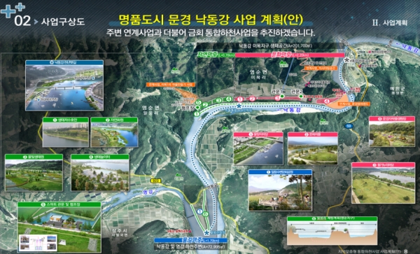 문경시 낙동강 문경지구 지역맞춤형 통합하천사업계획안(사진=경북도)