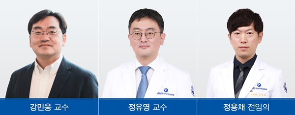 충남대병원 심장혈관흉부외과 강민웅 교수팀.(사진=충남대병원)